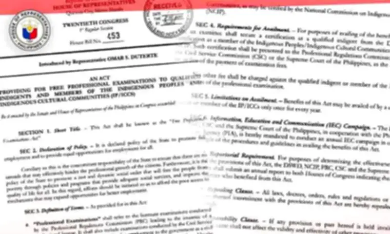 House OKs Free Professional Exams for Indigent Filipinos on Third Reading