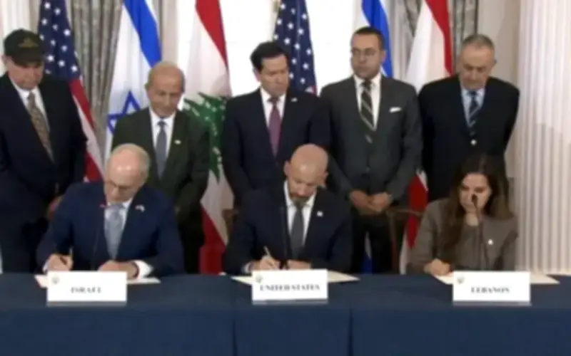 Israel and Lebanon Sign Initial Agreement After US-Mediated Talks