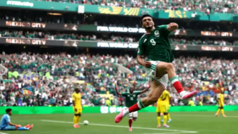 Mexico secures first win vs South Africa 2-0 in World Cup