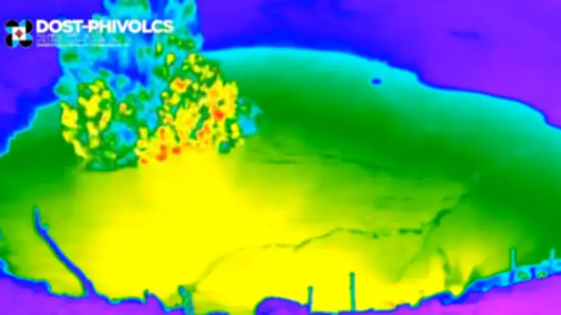 Minor Phreatomagmatic Eruption Recorded at Taal Volcano Early Thursday
