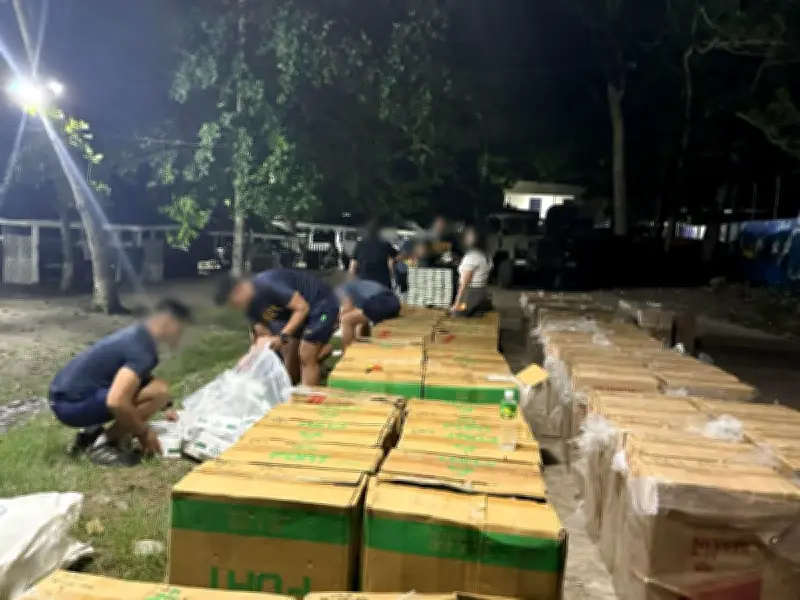 Naval forces seize P93.89M smuggled cigarettes in Sulu waters
