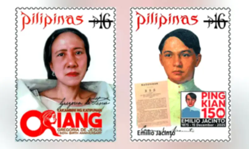 PHLPost Launches Stamps for Gregoria de Jesus and Emilio Jacinto