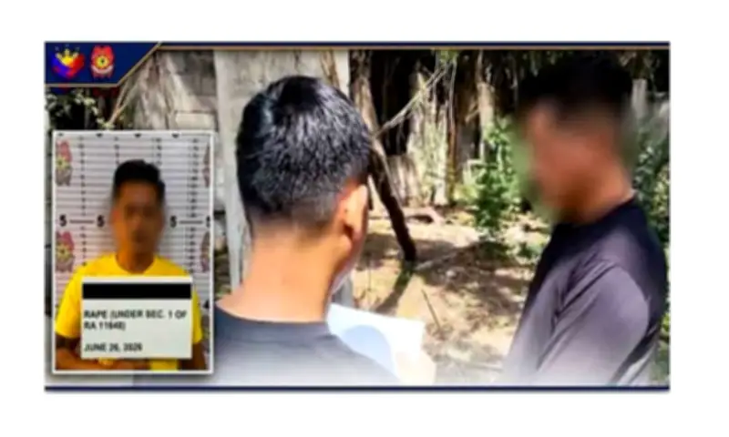 PNP arrests suspect for two counts of statutory rape in Pampanga