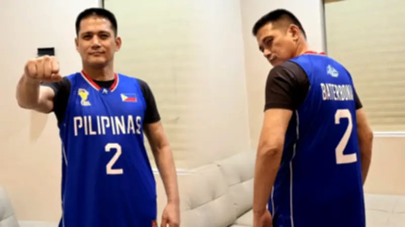 Sen. Robin Padilla Visits Wake of Drowned Ateneo Player Rene Baterbonia