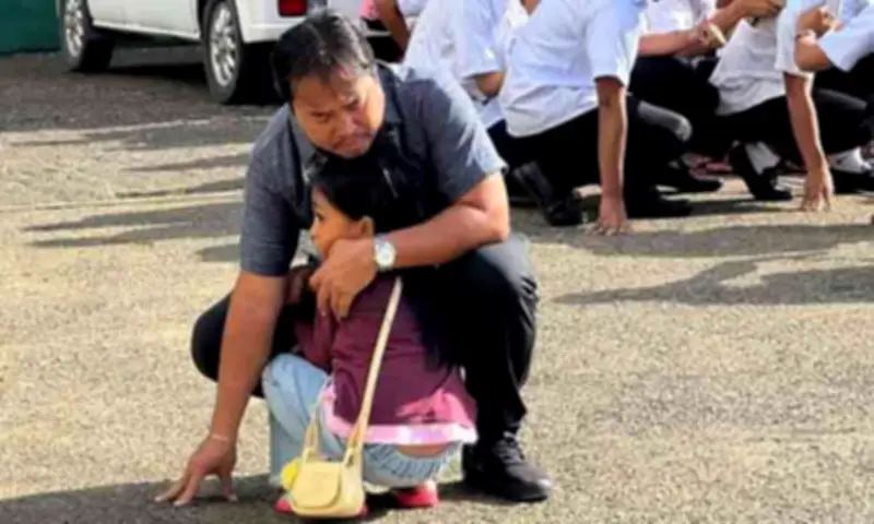 Teacher Shields Student During Magnitude 7.8 Quake in Mindanao