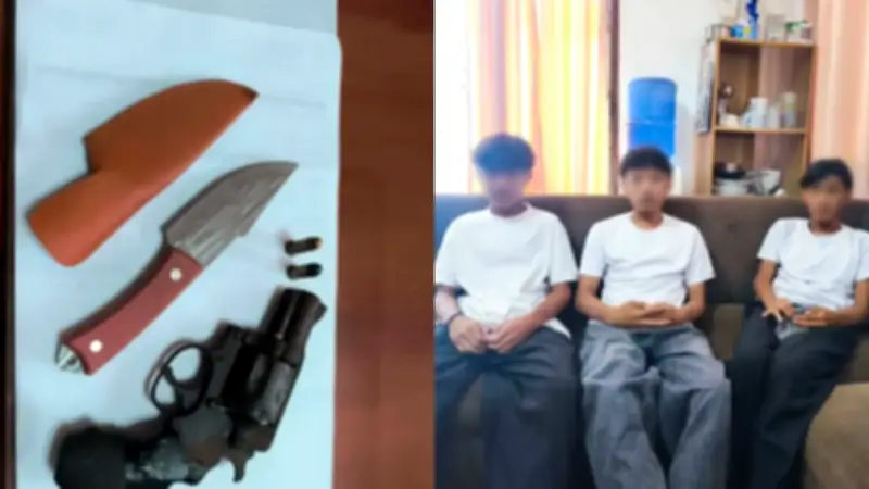 Two Minors Found with Gun and Knife at School in Cagayan