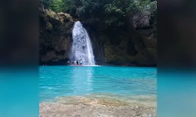 Cebu gov't starts P110-M Kawasan Falls rehab, keeps site open to tourists