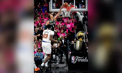 Knicks Rally Past Spurs 105-95 in Game 1 of NBA Finals