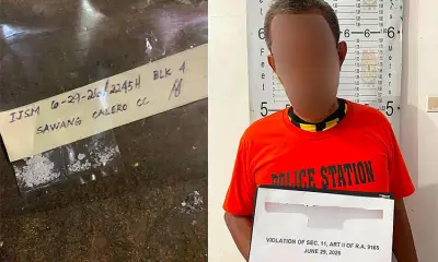 Teacher arrested for shabu possession in Cebu City drug bust