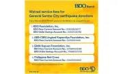 BDO Waives Remittance Fees for GenSan Earthquake Relief, Supports Pride Month, Father's Day Deals