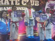 Dabawenya Veeya Angel Noro Jayan wins double gold at 2nd International Karate Club Championship 2026