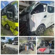 Fatal crash in Bohol: Ceres bus hits tourist van kills motorcyclist