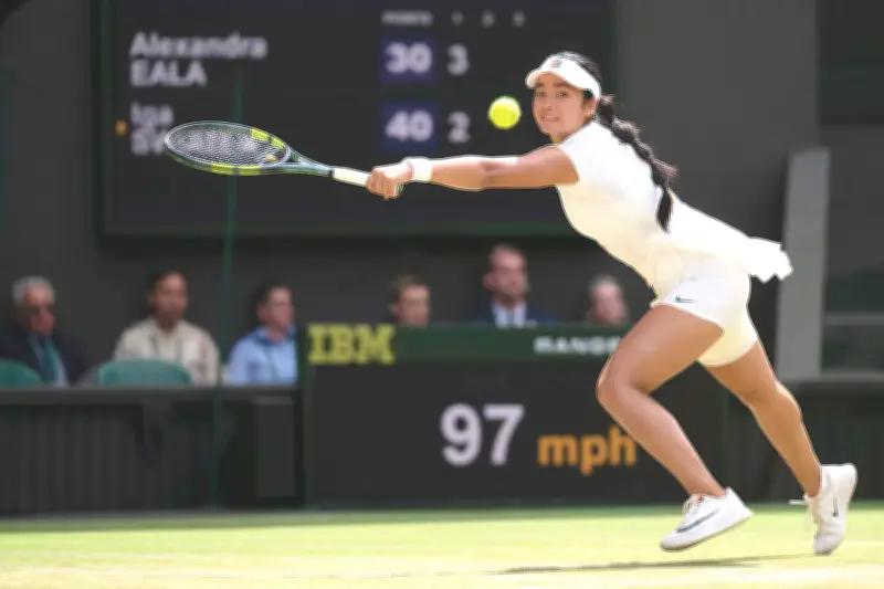 Alex Eala stuns Wimbledon champion Iga Swiatek in Round of 32