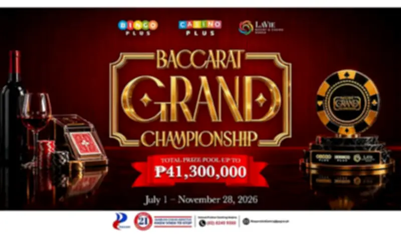 BingoPlus Announces Baccarat Grand Championship with ₱41.3M Prize Pool