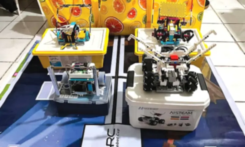 Cebu science high school wins big at World Robot Olympiad after P5.9M kit investment