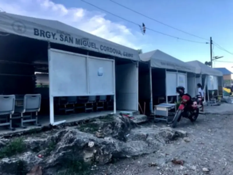 Makeshift Classrooms in Cordova Flooded, Urgent Need for Permanent Buildings