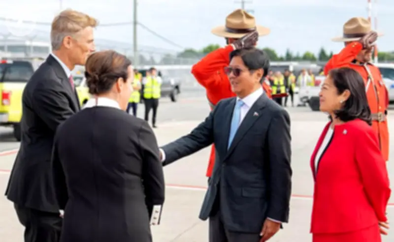 Marcos arrives in Canada for 4-day official visit to boost ties