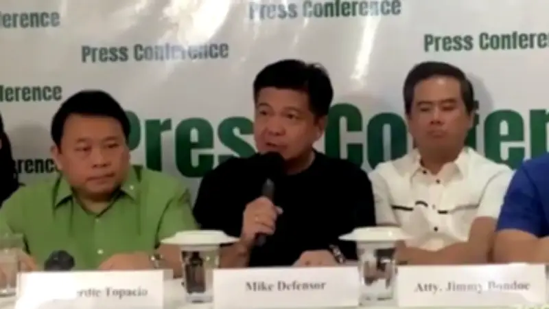 Mike Defensor Questions Plunder Case, Cites Selective Justice