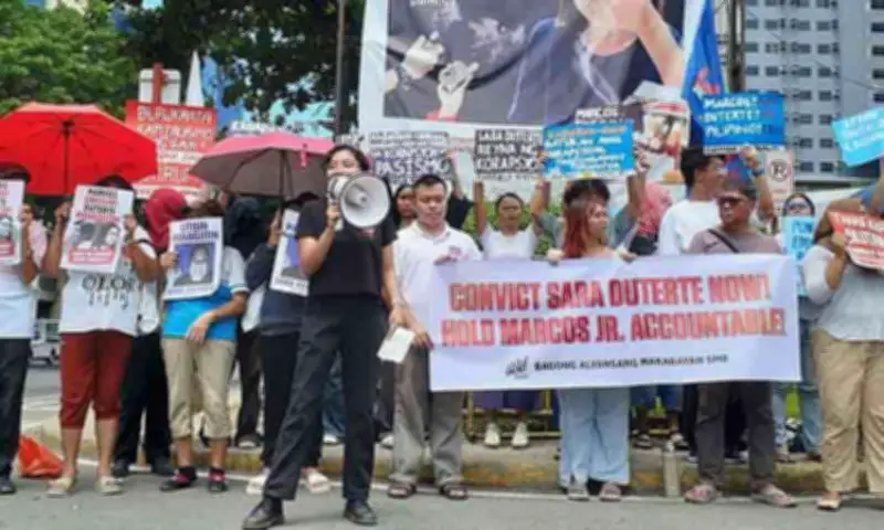Protesters in Davao City demand accountability as VP Sara Duterte impeachment trial begins