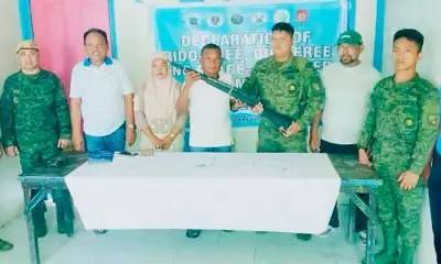 Loose firearm surrendered in Sulu as peace campaign gains traction