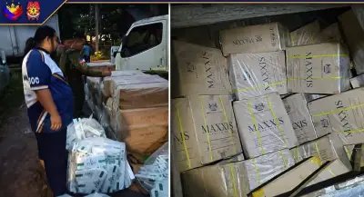 PNP seizes P104.6M smuggled cigarettes in Palawan, Zamboanga del Sur