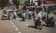 Duterte Supporters Stage Motorcade in Mati City Against VP Impeachment